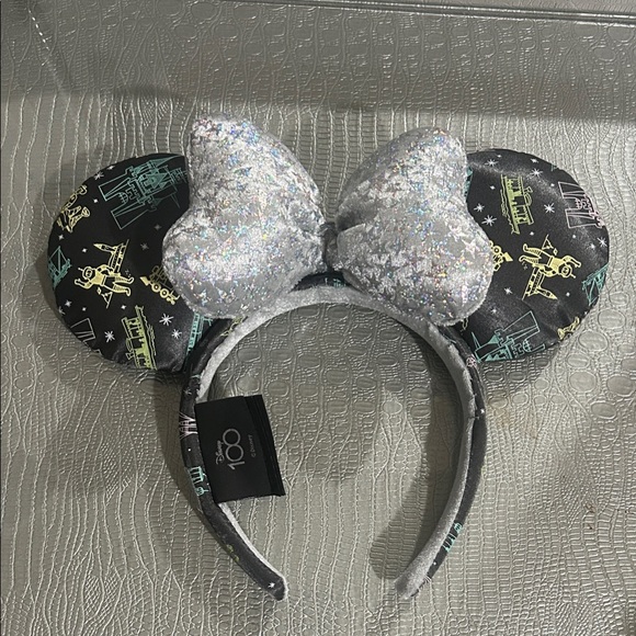 Disney Accessories - Disney Parks 100 Years of Wonder 2023 Minnie Mouse Ears Headband AUTHENTIC